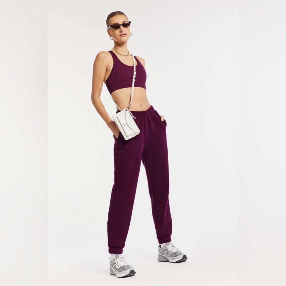 BANDIER WESLEY Park Weekend Fleece Jogger Pickled Beet XXS